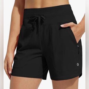 NWT baleaf Women's Black Athletic Shorts